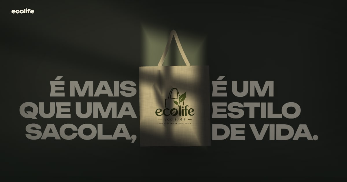 Prévia do website EcoLife Ecobag no computador